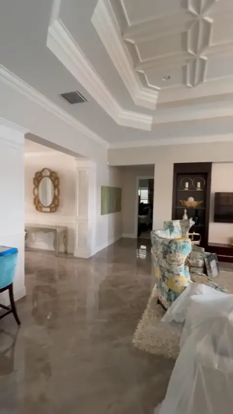 Interior painting example
