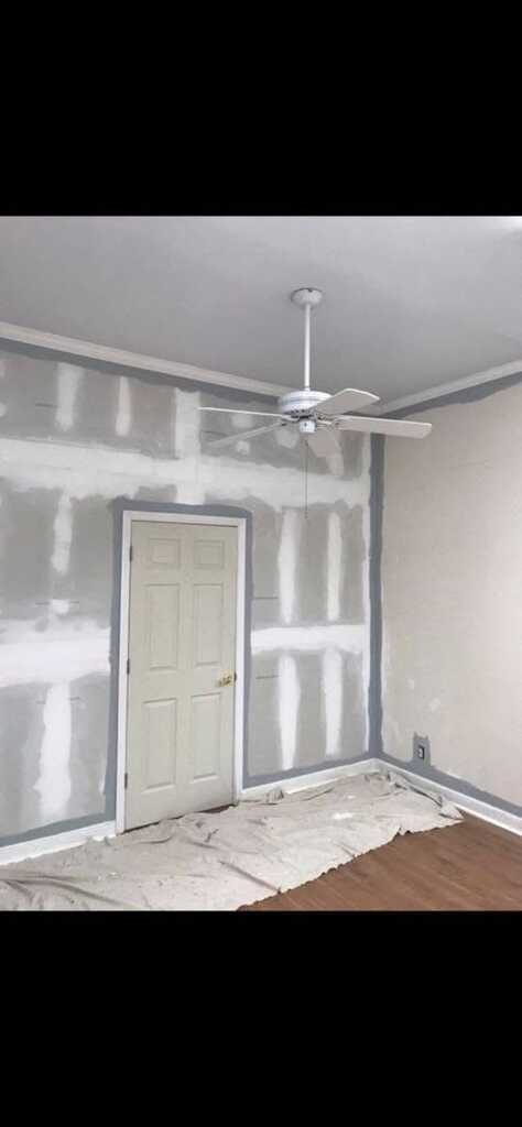 The Room Before its Transform with fresh coat of paint
