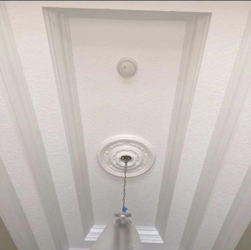 Ceiling before painting
